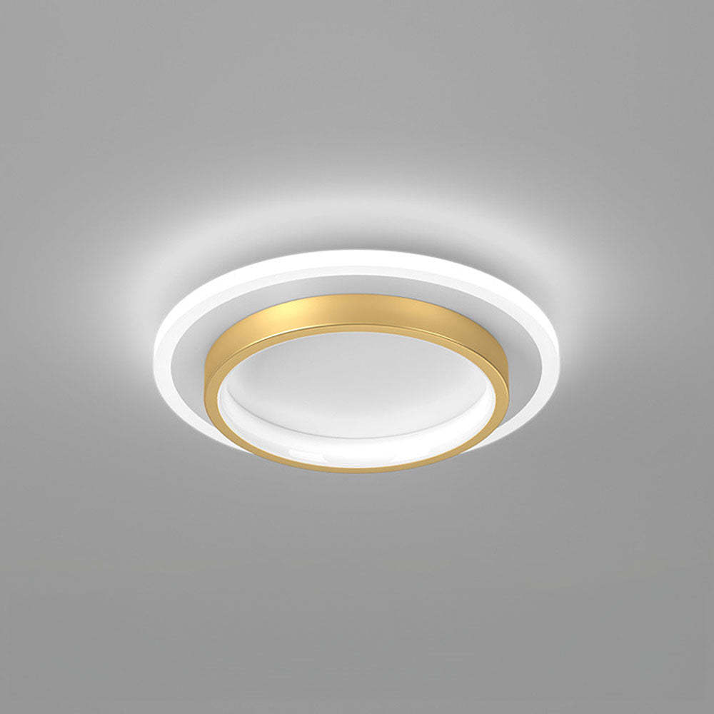 Art Deco Aluminum Acrylic LED Ceiling Light for Living Room