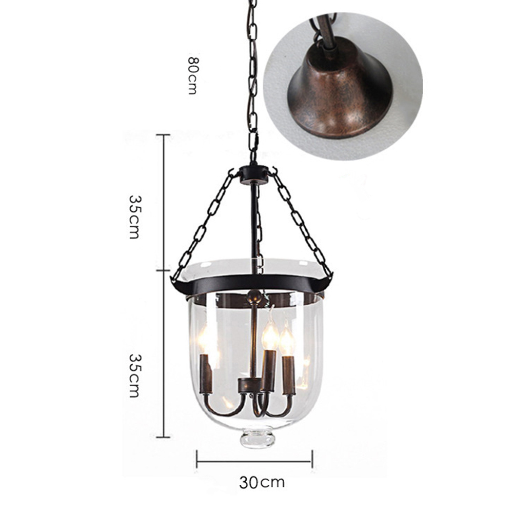 Industrial Bucket Iron Living Room Pendant Light