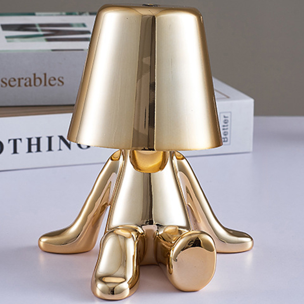 Creative Small Gold and Silver Table Lamps