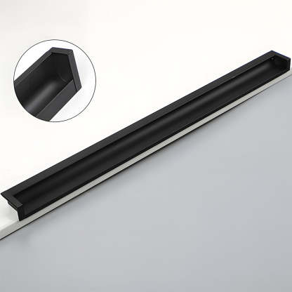 Contemporary Aluminum Alloy Finger Edge Pulls