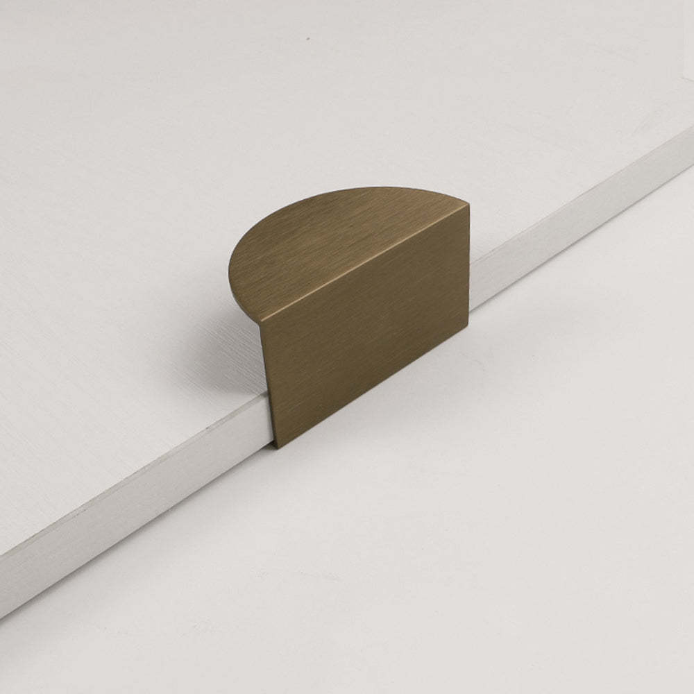 Modern Half Moon Kitchen Cabinet Edge Pulls