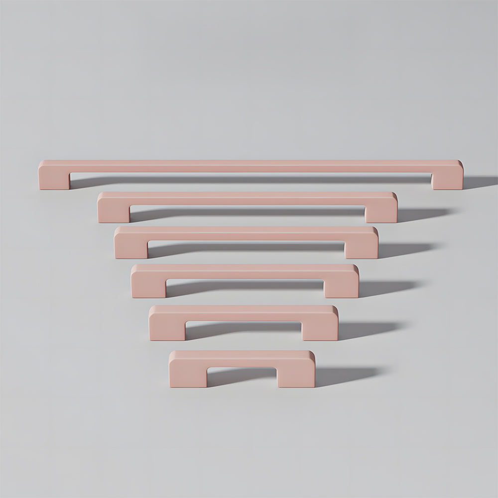 Simple Multi-Color Kitchen Cabinet Handles