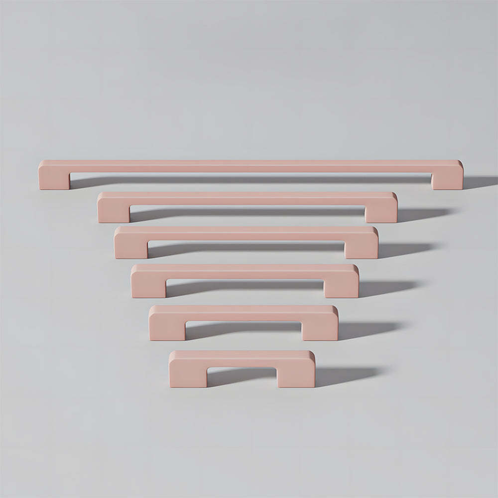 Simple Multi-Color Kitchen Cabinet Handles