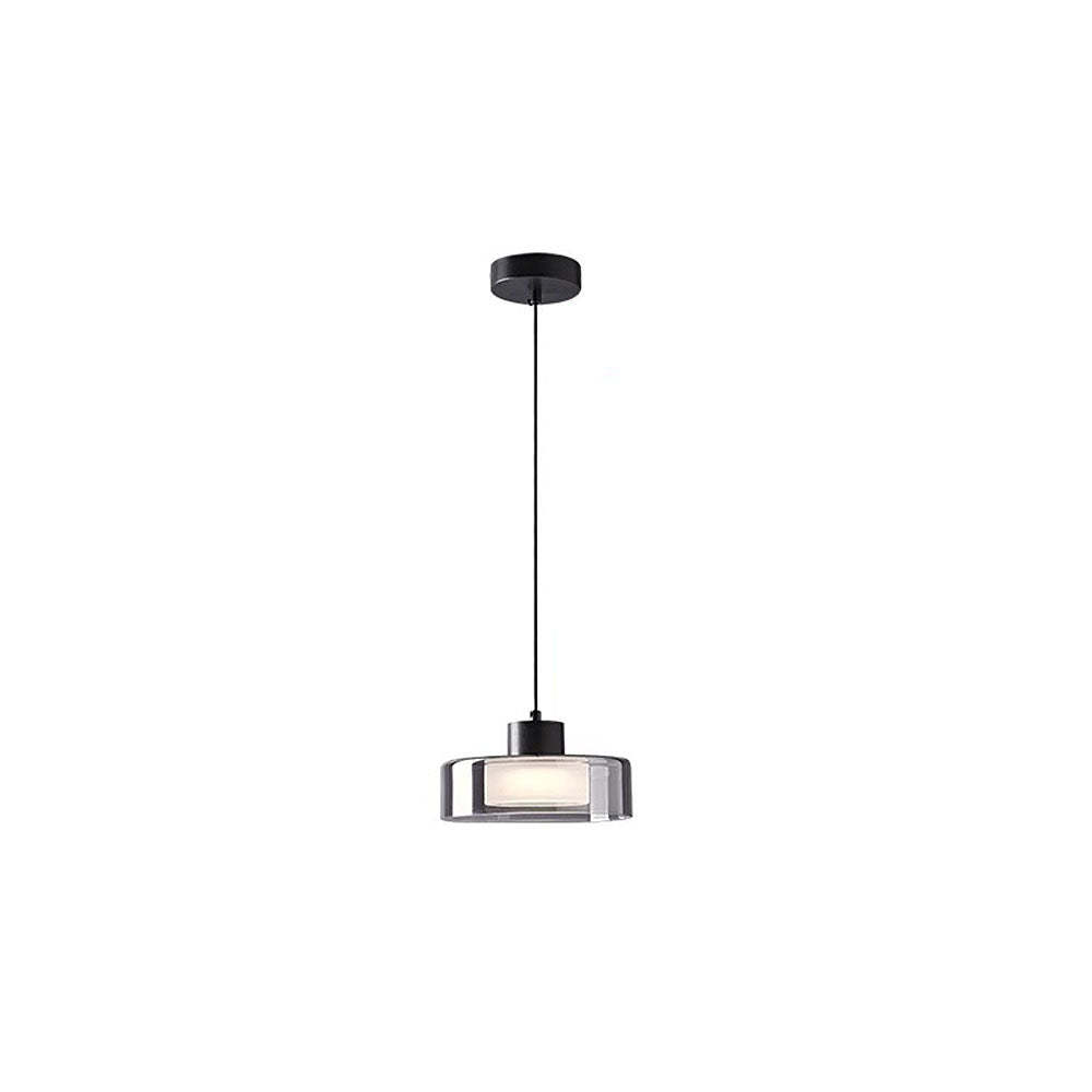 Nordic Black Glass LED Kitchen Island Pendant Light -Homdiy