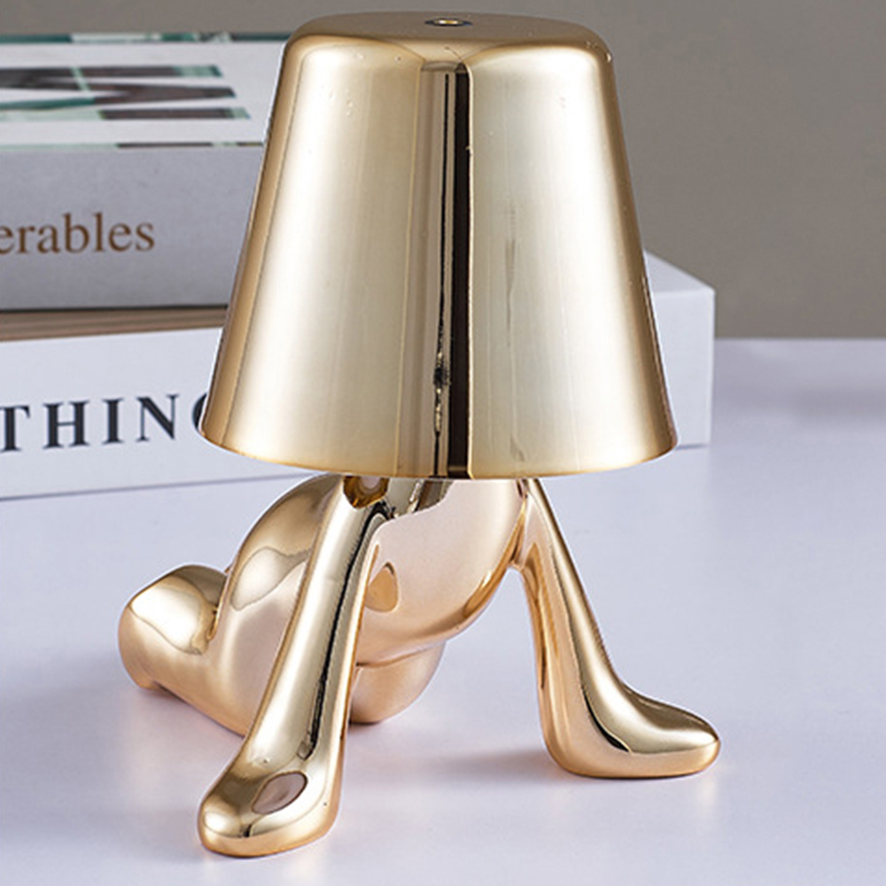 Creative Small Gold and Silver Table Lamps