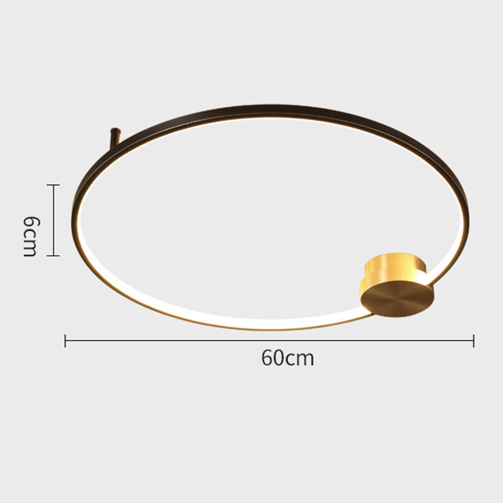 Creative Circle Metal LED Living Room Ceiling Lights