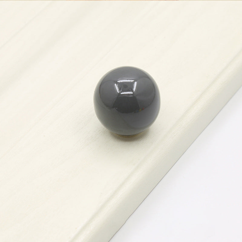 Colorful Ceramic Ball Round Cabinet Knobs