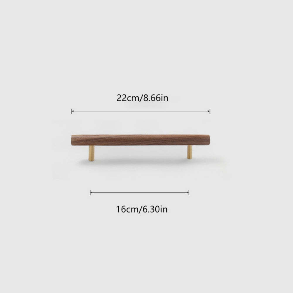 Universal Wooden Door Handles for Drawers Cupboards Kitchen Cabinets -Homdiy