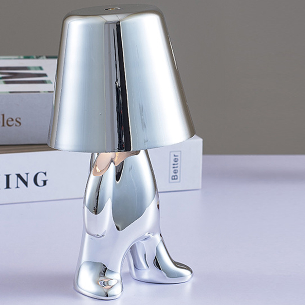 Creative Small Gold and Silver Table Lamps