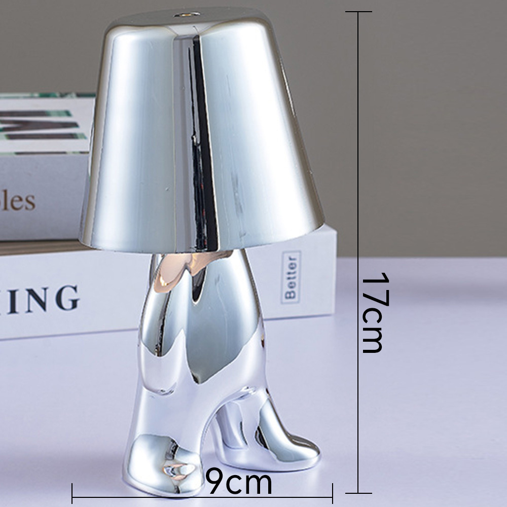 Creative Small Gold and Silver Table Lamps