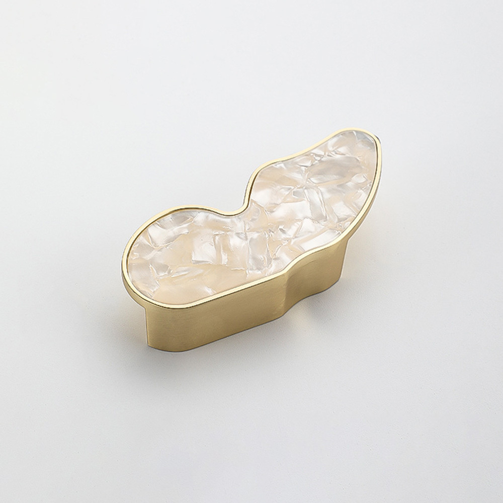 Nordic Shell Resin Butterfly Drawer Pull