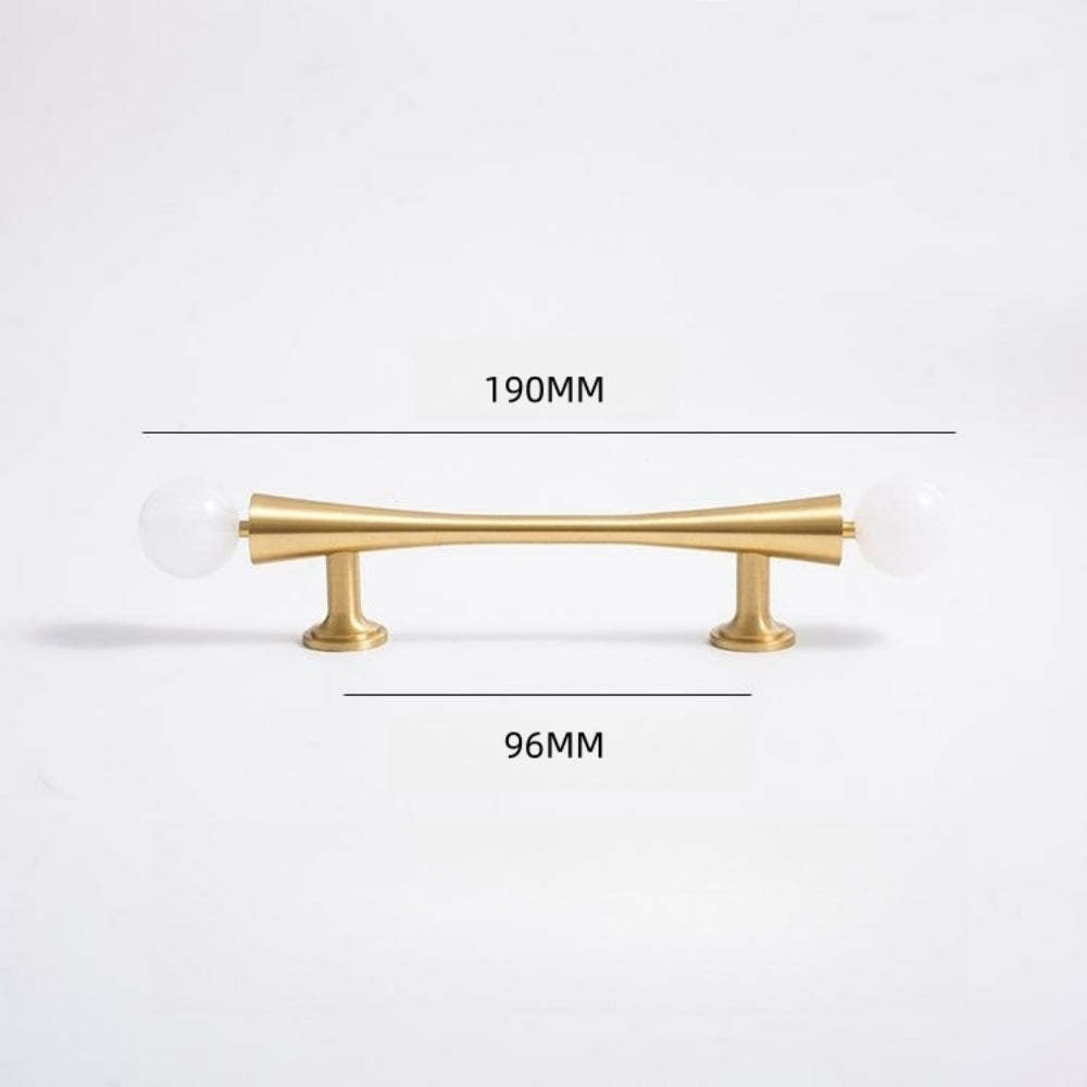 Personality Crystal Brass French Light Luxury Style Wardrobe Cabinet  Pull -Homdiy