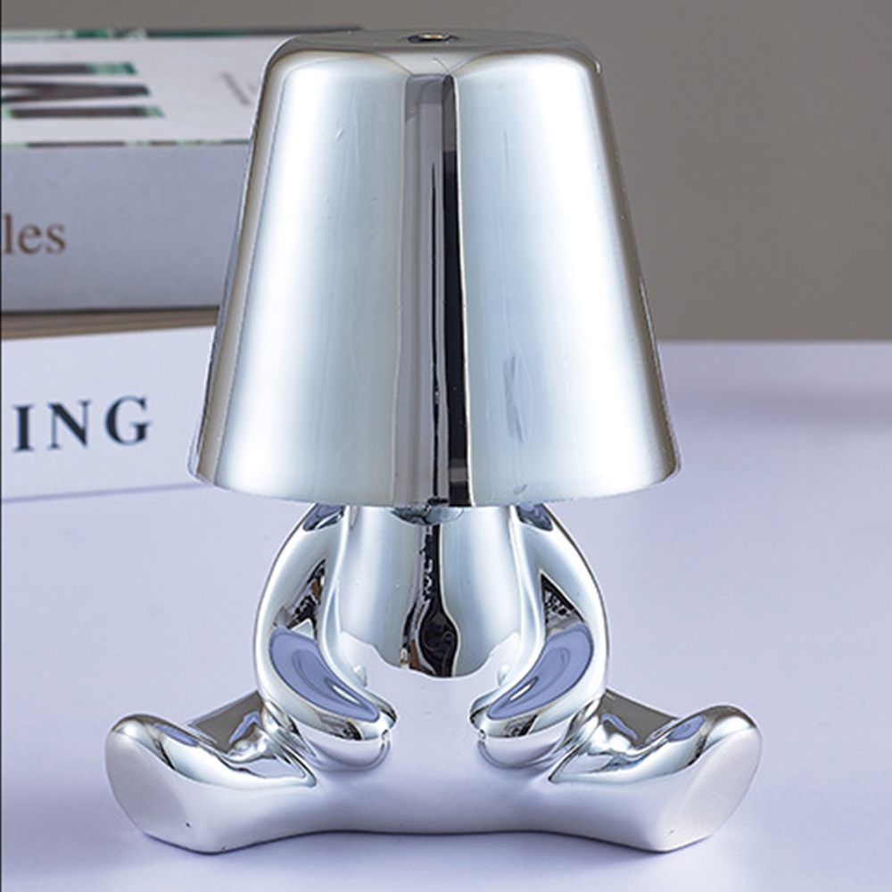 Creative Small Gold and Silver Table Lamps