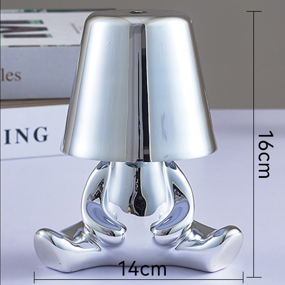 Creative Small Gold and Silver Table Lamps