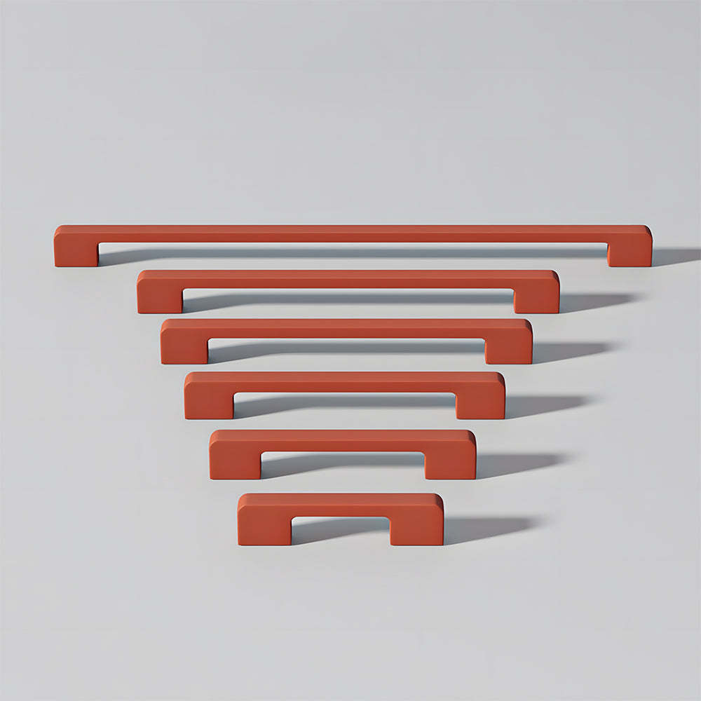 Simple Multi-Color Kitchen Cabinet Handles