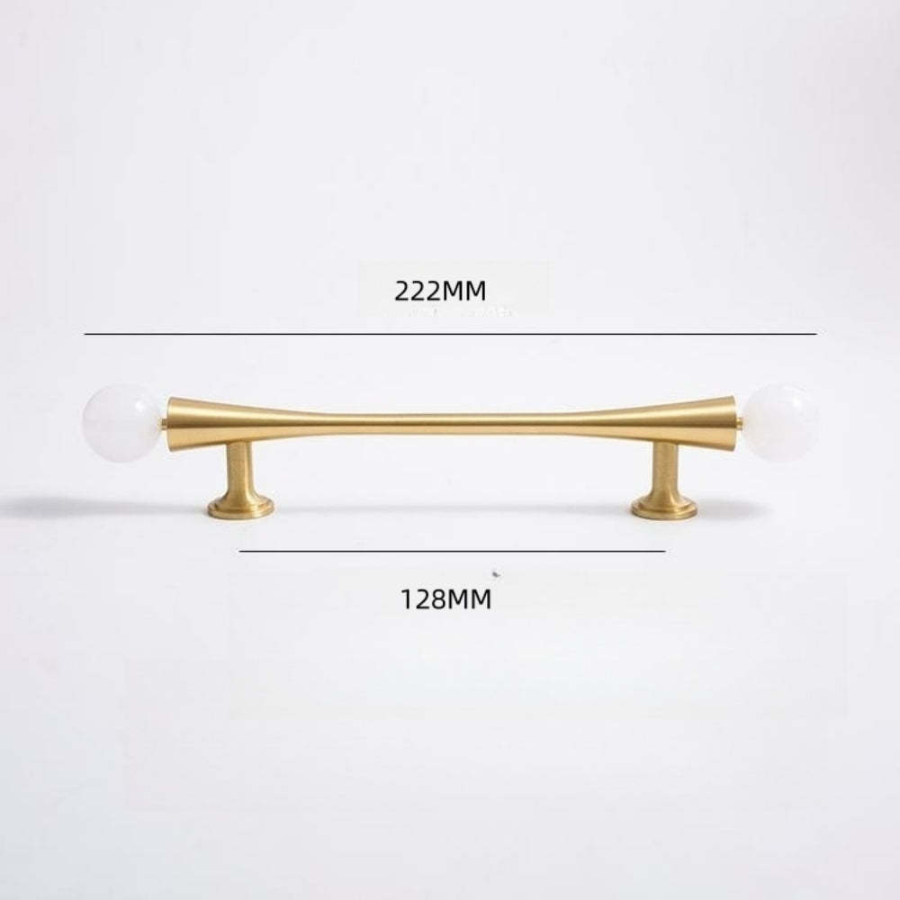 Personality Crystal Brass French Light Luxury Style Wardrobe Cabinet  Pull -Homdiy