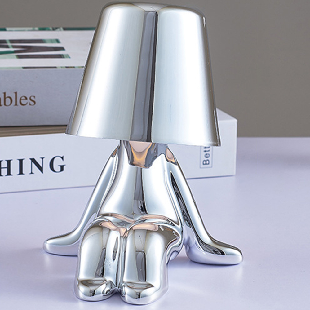 Creative Small Gold and Silver Table Lamps