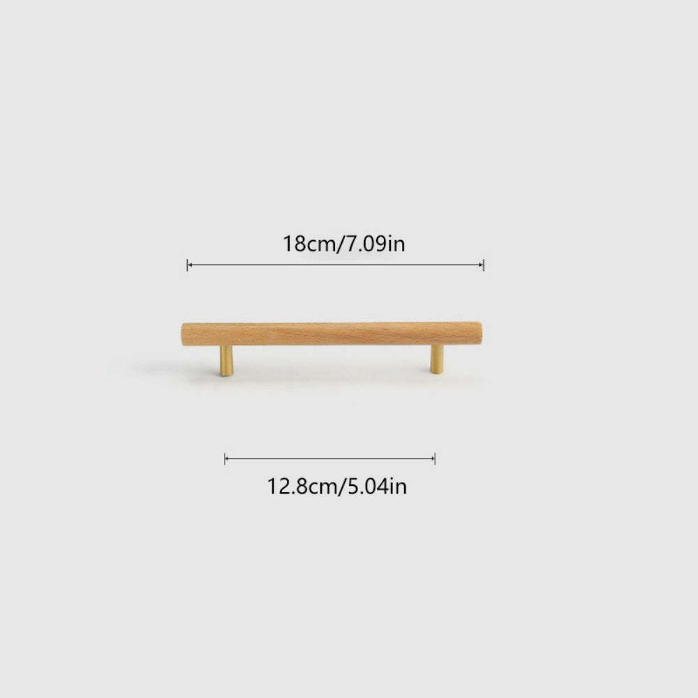 Universal Wooden Door Handles for Drawers Cupboards Kitchen Cabinets -Homdiy