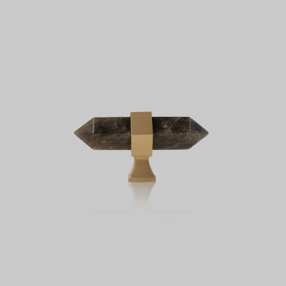 Nordic Natural Crystal Hexagonal Stone Drawer Pull