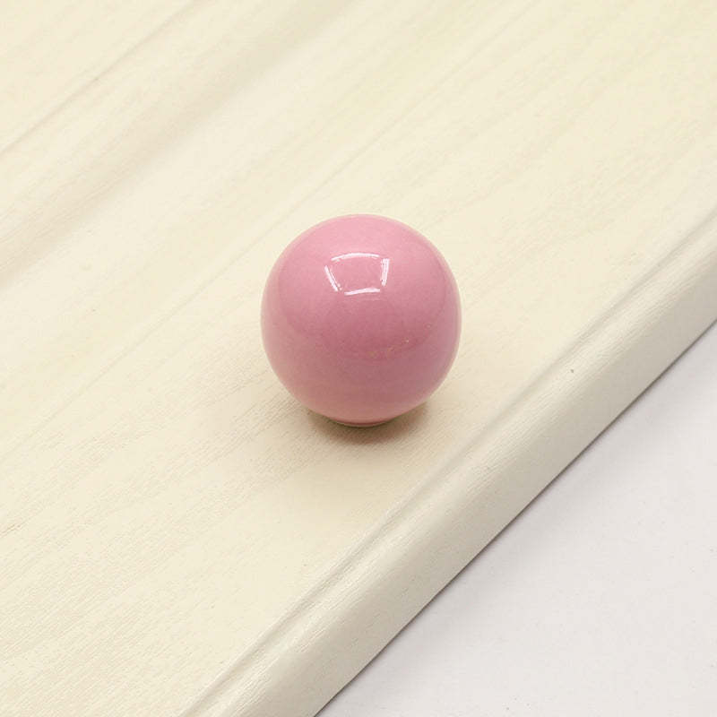 Colorful Ceramic Ball Round Cabinet Knobs