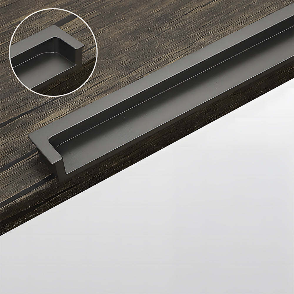 Modern Slotting Sliding Concealed Cabinet Handles