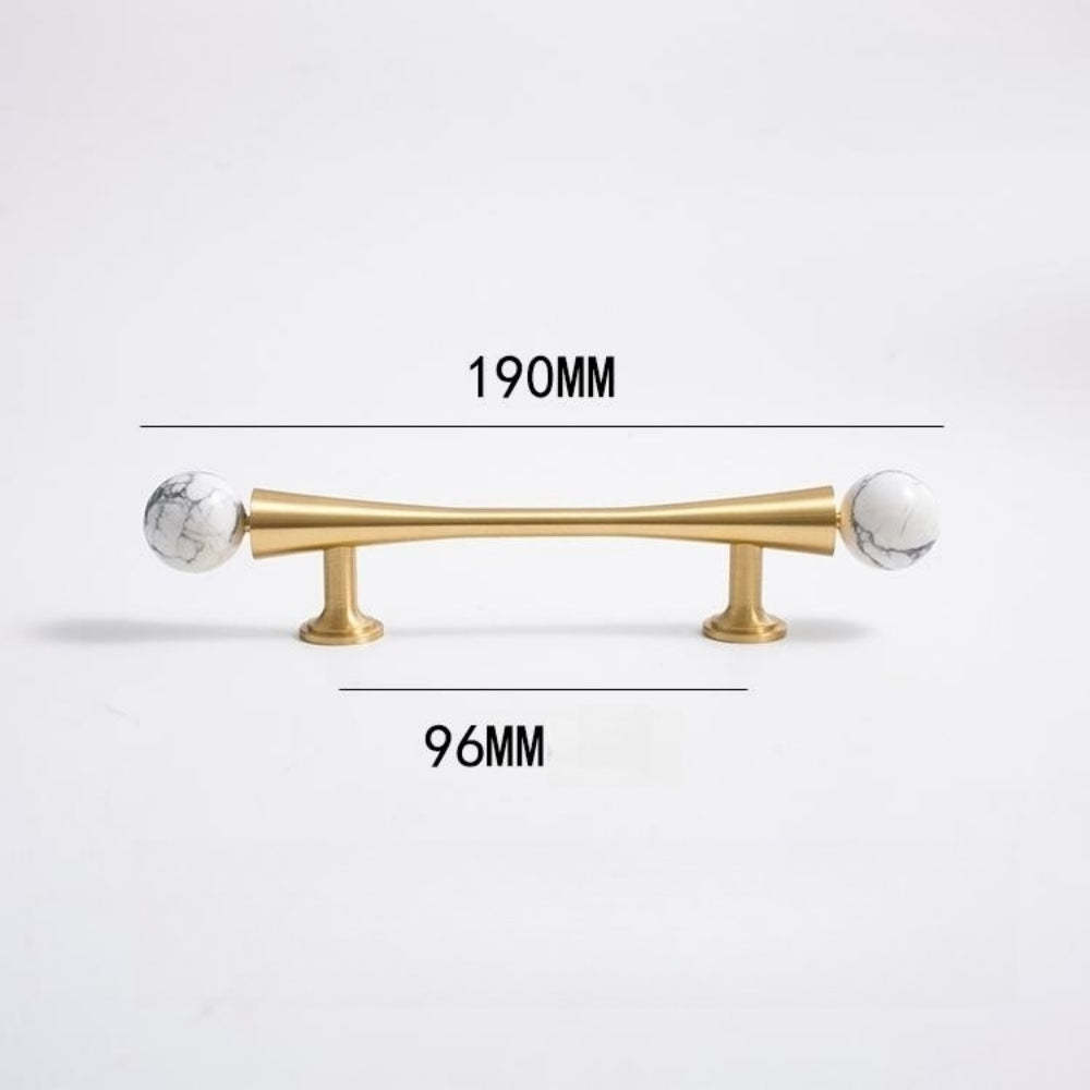 Personality Crystal Brass French Light Luxury Style Wardrobe Cabinet  Pull -Homdiy