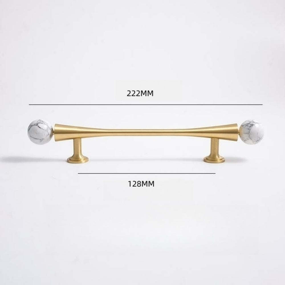 Personality Crystal Brass French Light Luxury Style Wardrobe Cabinet  Pull -Homdiy