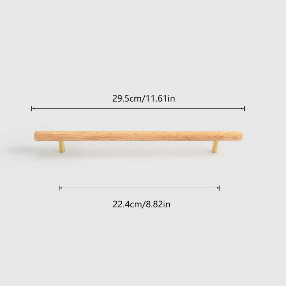 Universal Wooden Door Handles for Drawers Cupboards Kitchen Cabinets -Homdiy