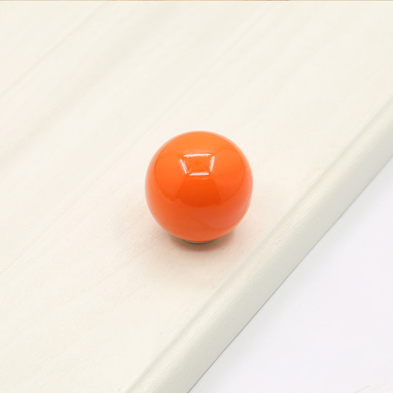 Colorful Ceramic Ball Round Cabinet Knobs