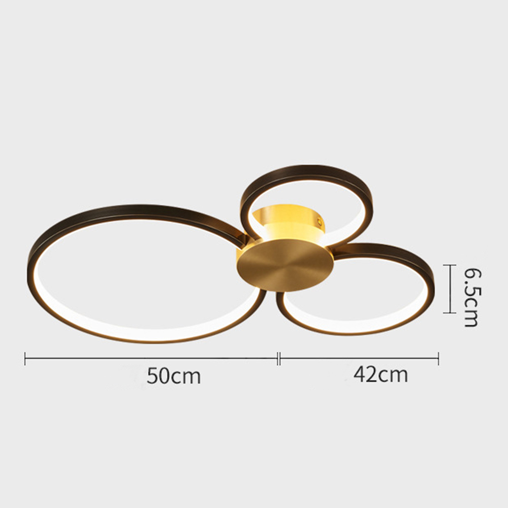 Creative Circle Metal LED Living Room Ceiling Lights