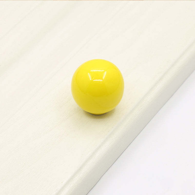 Colorful Ceramic Ball Round Cabinet Knobs