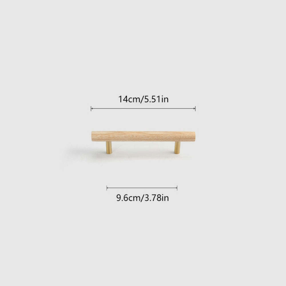 Universal Wooden Door Handles for Drawers Cupboards Kitchen Cabinets -Homdiy