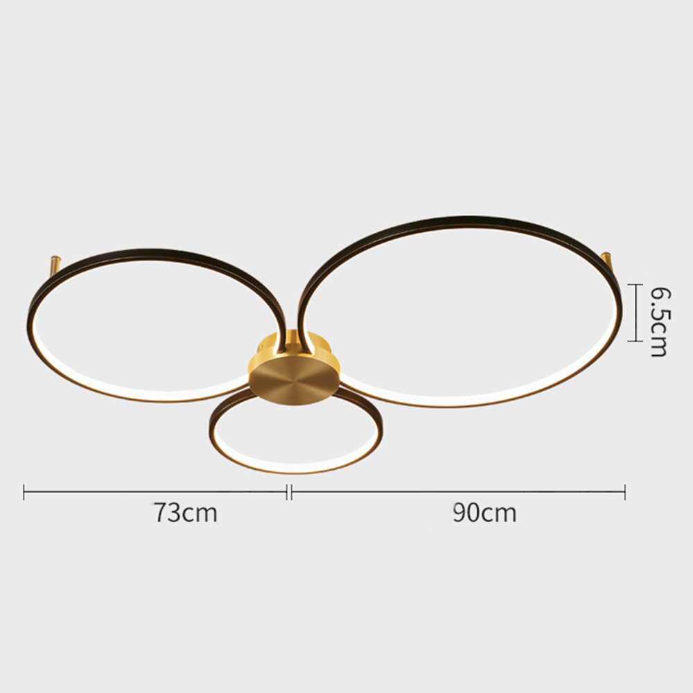 Creative Circle Metal LED Living Room Ceiling Lights