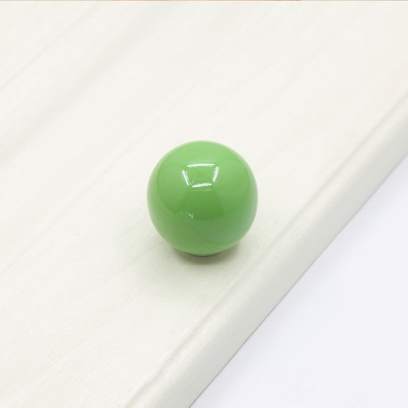 Colorful Ceramic Ball Round Cabinet Knobs