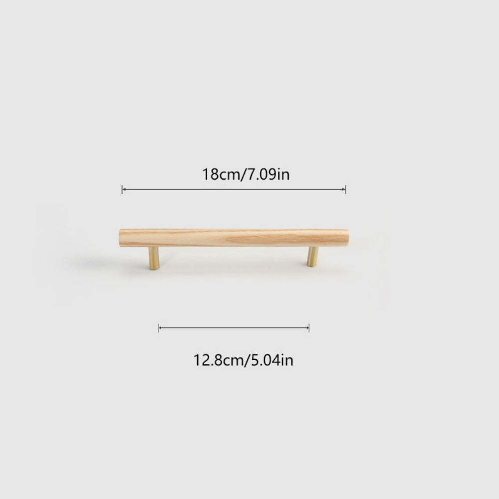Universal Wooden Door Handles for Drawers Cupboards Kitchen Cabinets -Homdiy