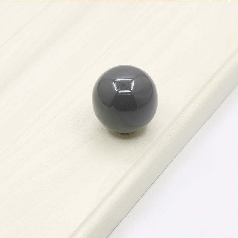 Colorful Ceramic Ball Round Cabinet Knobs