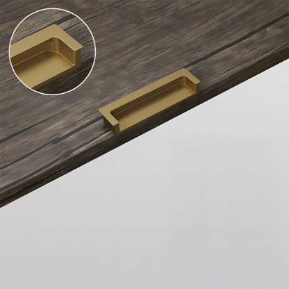 Modern Slotting Sliding Concealed Cabinet Handles Door Pulls | Goldenwarm