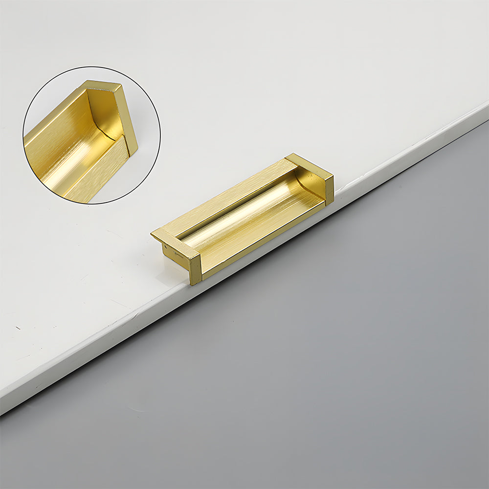Contemporary Aluminum Alloy Finger Edge Pulls