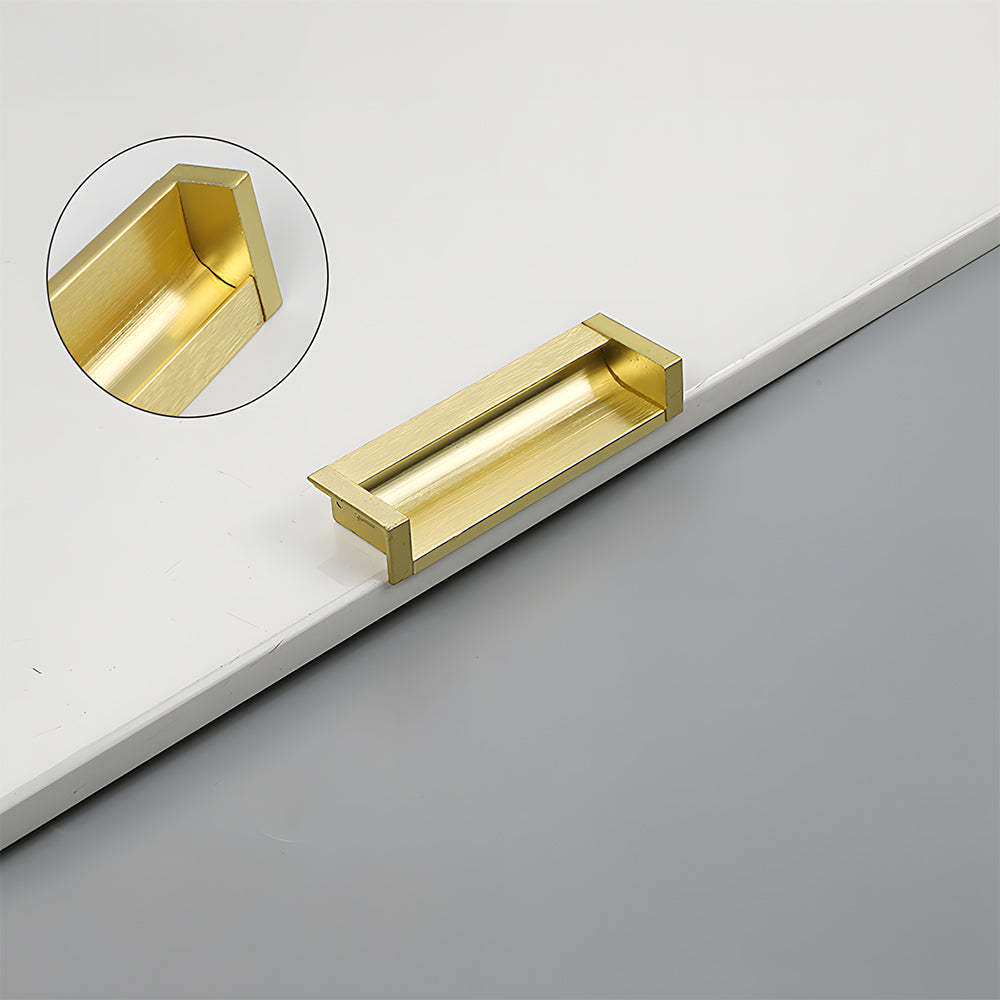 Contemporary Aluminum Alloy Finger Edge Pulls