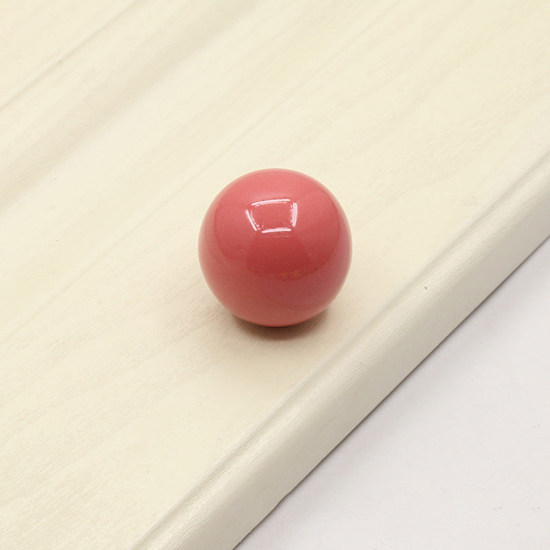 Colorful Ceramic Ball Round Cabinet Knobs
