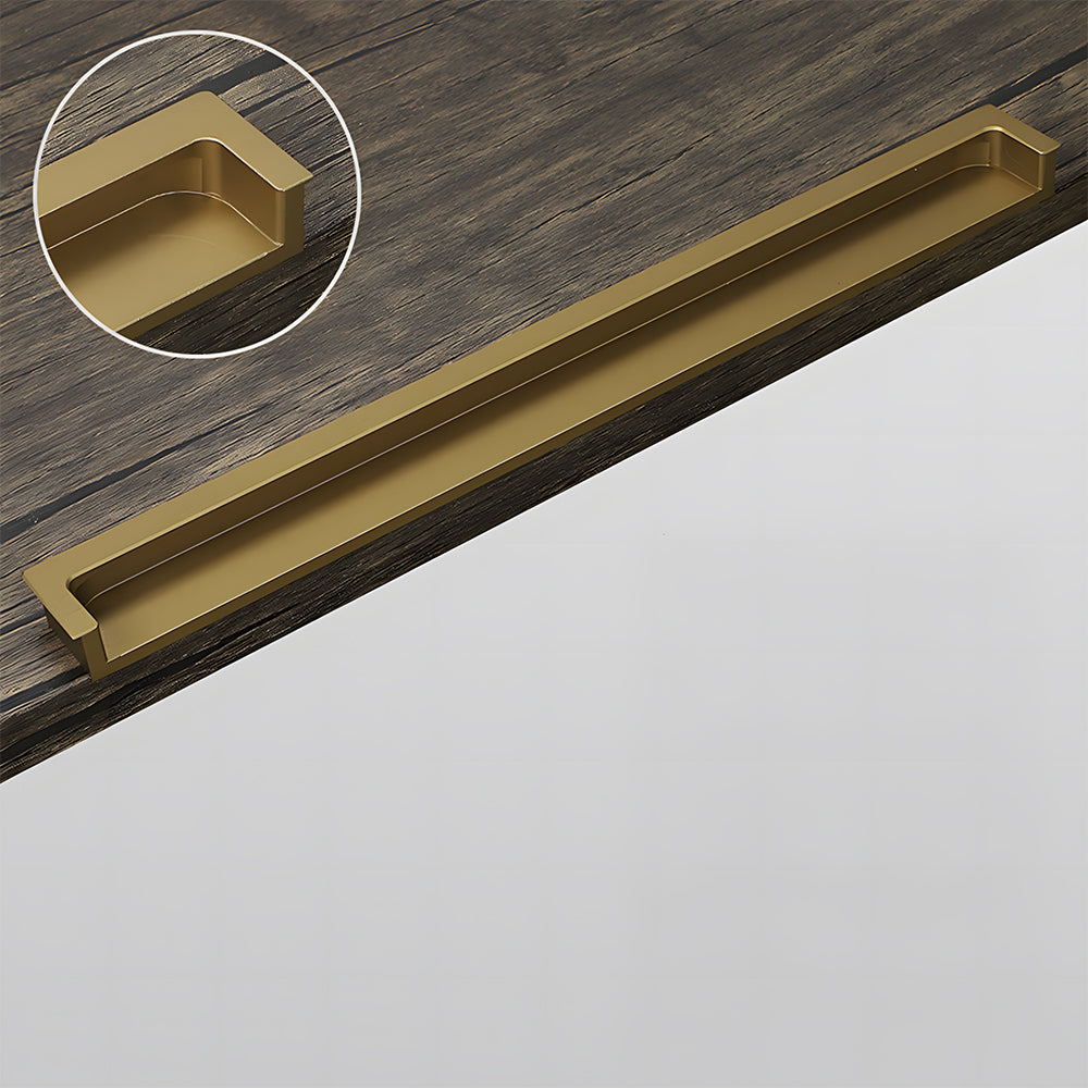 Modern Slotting Sliding Concealed Cabinet Handles