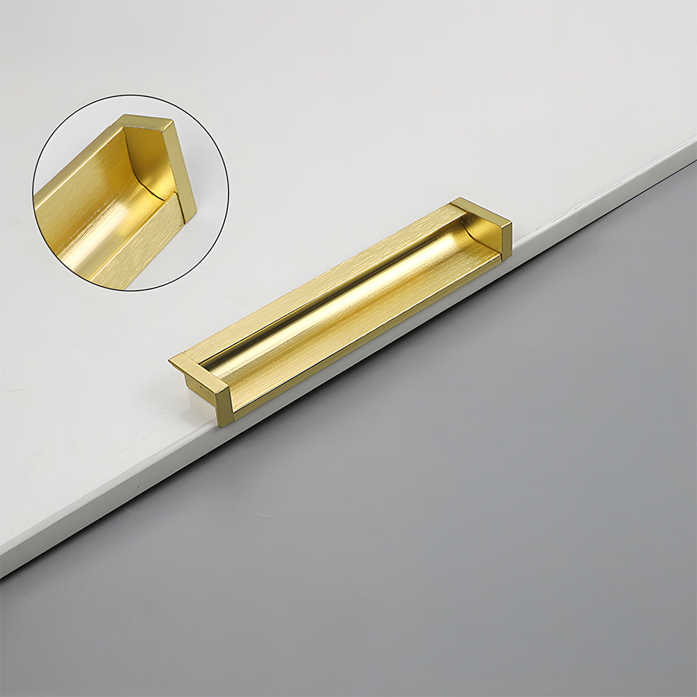 Contemporary Aluminum Alloy Finger Edge Pulls