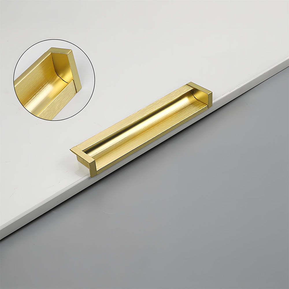 Contemporary Aluminum Alloy Finger Edge Pulls