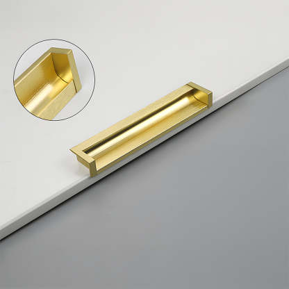 Contemporary Aluminum Alloy Finger Edge Pulls