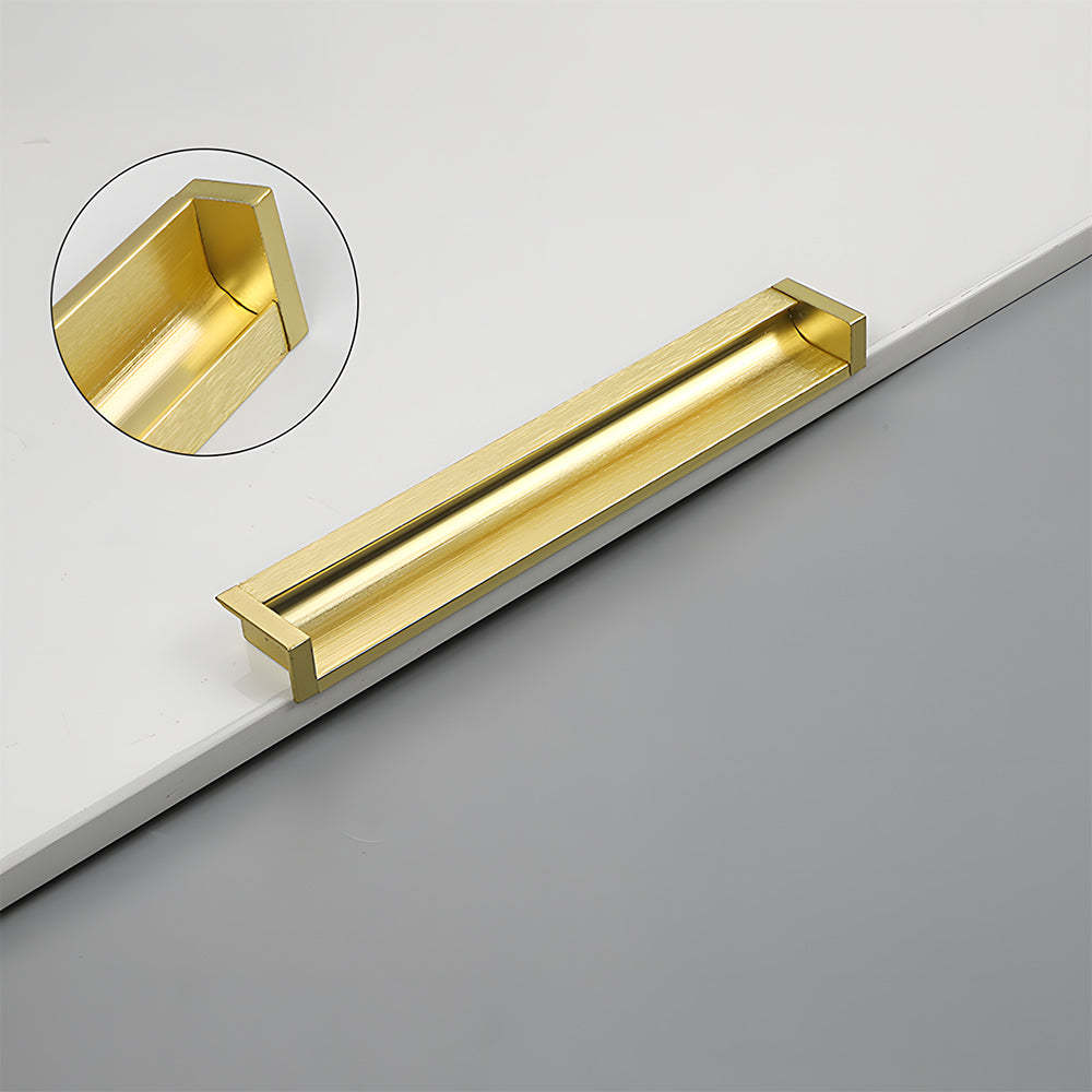 Contemporary Aluminum Alloy Finger Edge Pulls