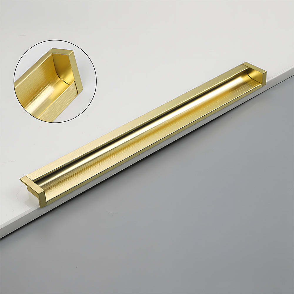 Contemporary Aluminum Alloy Finger Edge Pulls