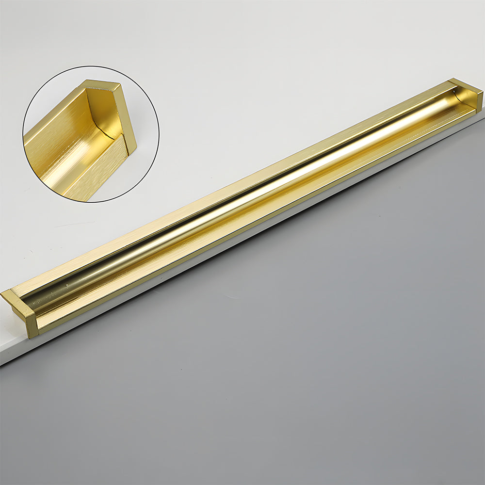 Contemporary Aluminum Alloy Finger Edge Pulls