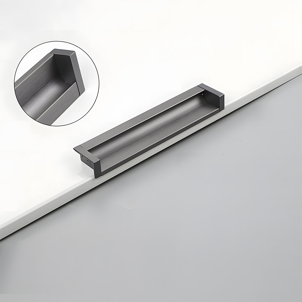 Contemporary Aluminum Alloy Finger Edge Pulls