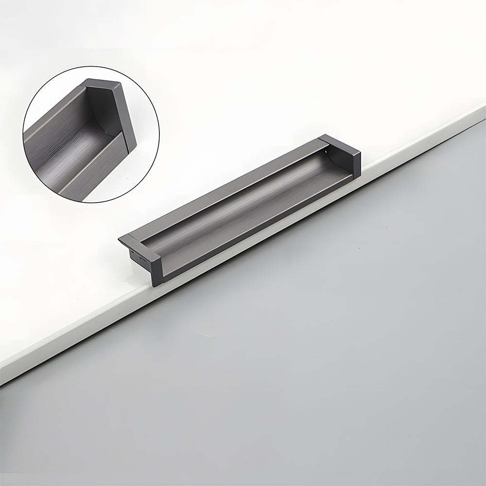 Contemporary Aluminum Alloy Finger Edge Pulls