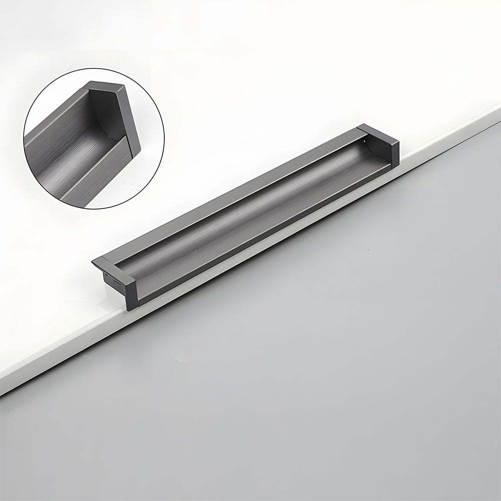 Contemporary Aluminum Alloy Finger Edge Pulls